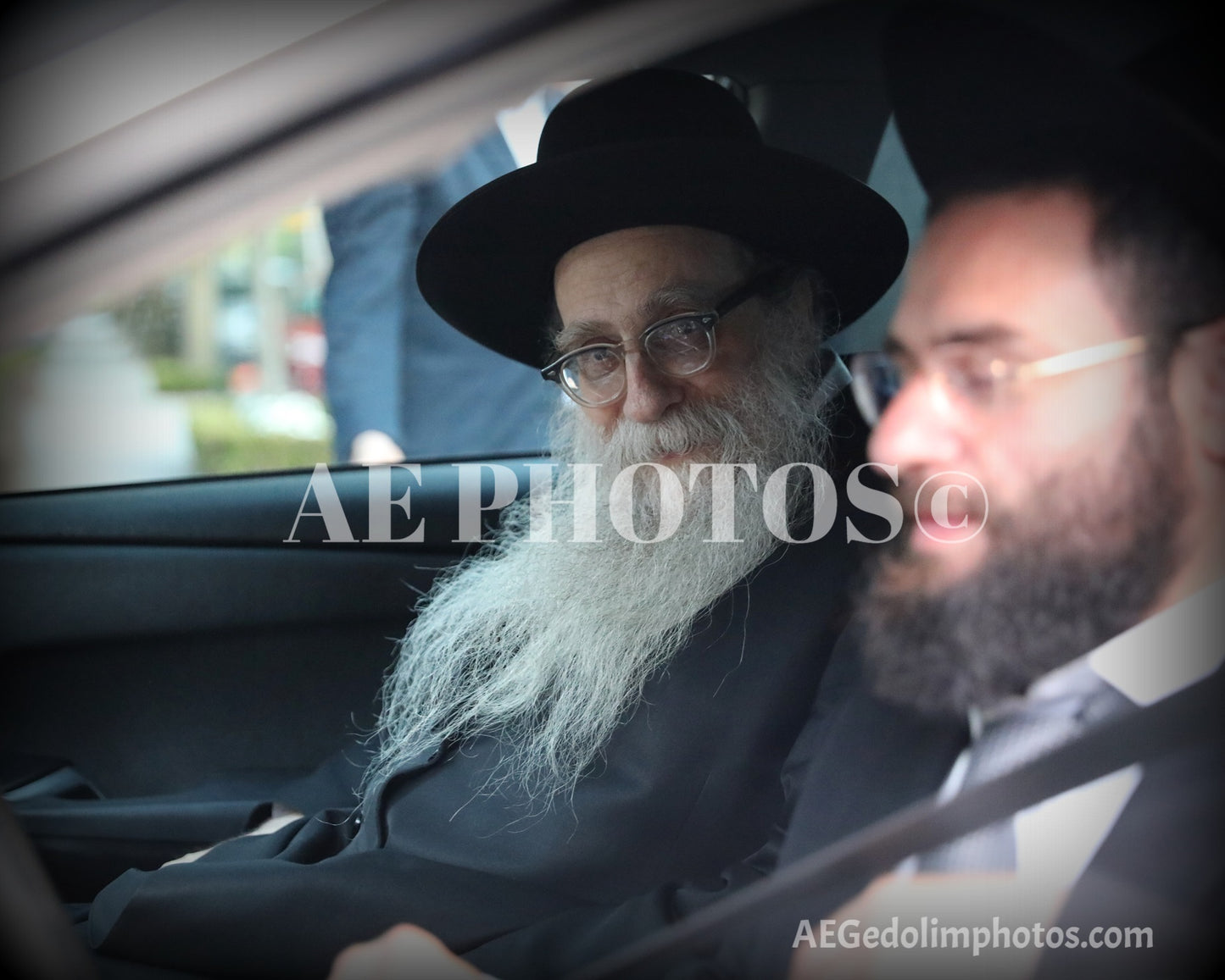 Rav Yerucham Olshin in the car