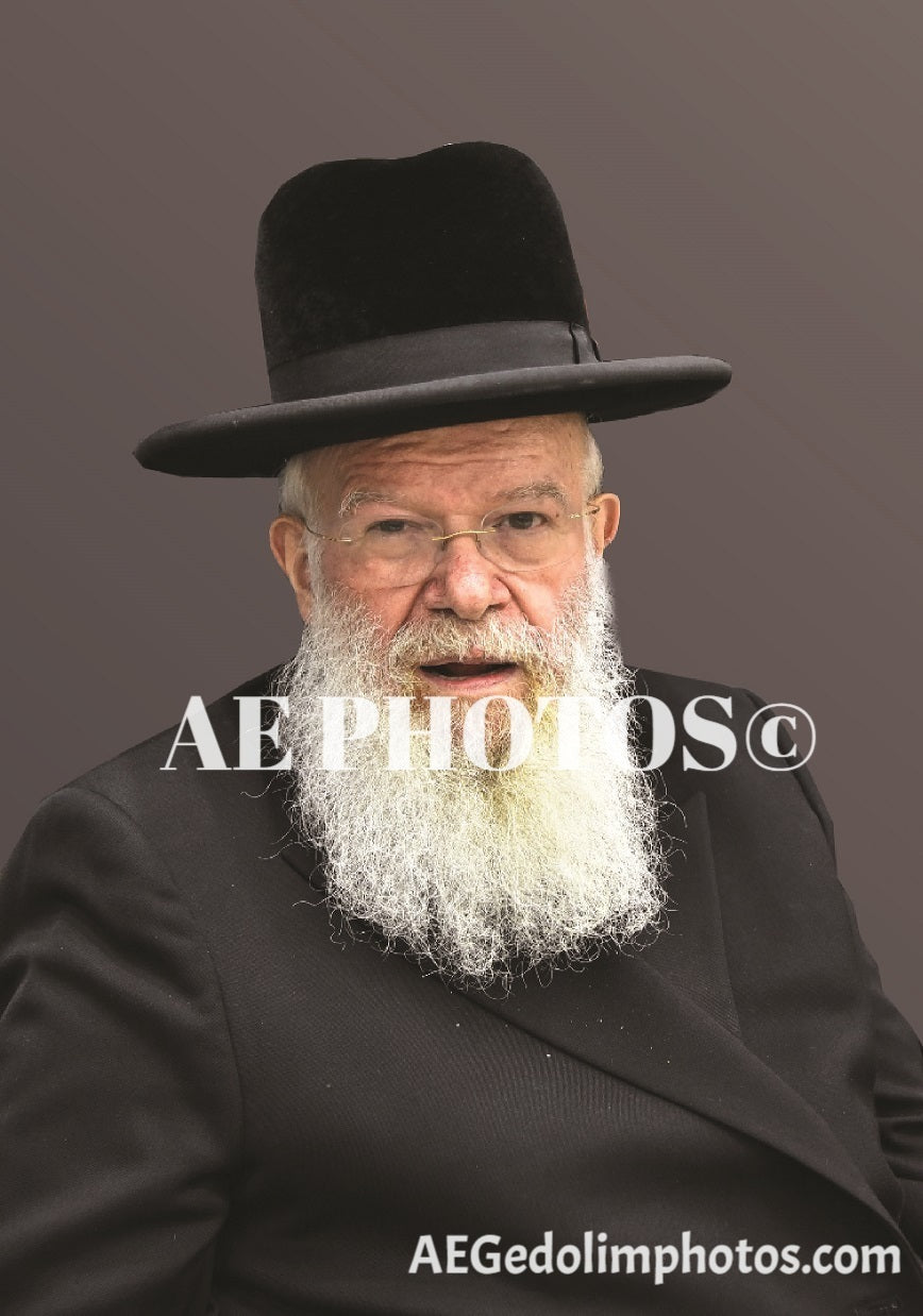 Rav Chaim Walkin gray background