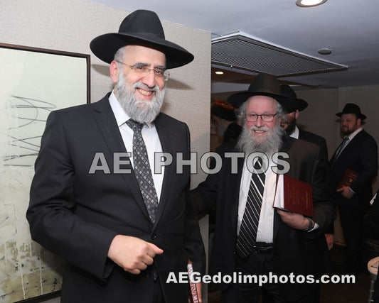 Rav Yosef Elefant with Rav Elya Brudny